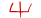 ‘Make roman’ proofreading mark